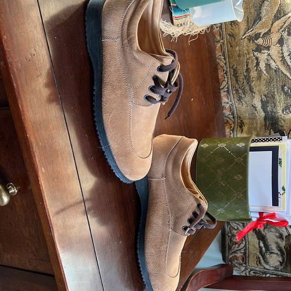 Vintage Fieramosca suede tie shoes, size 39, 9. - Picture 7 of 8